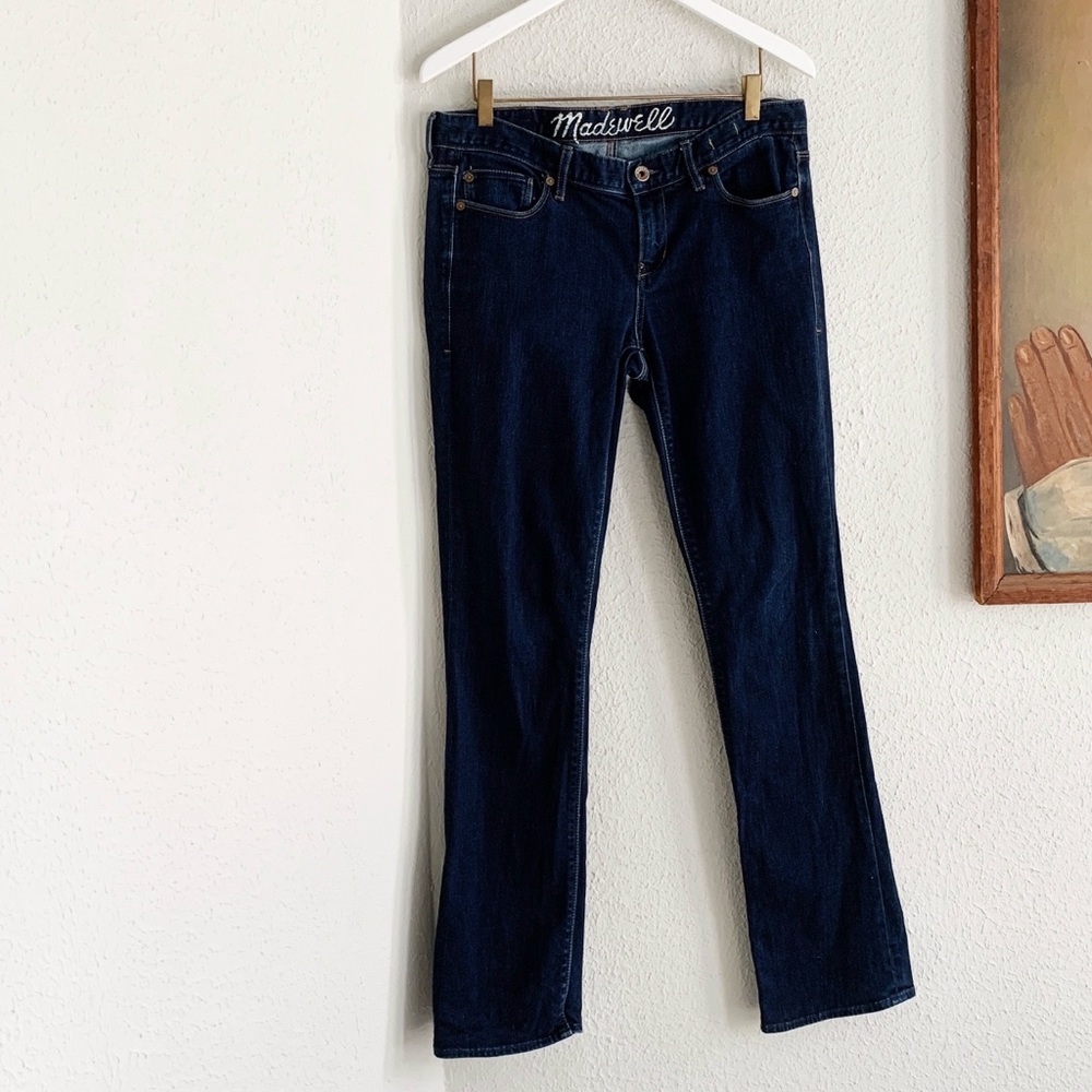 ⋒ Madewell Rail Straight Jeans ⋒